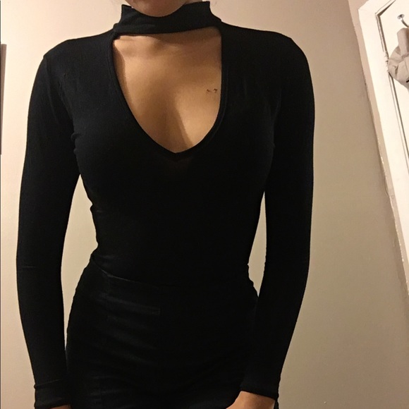 Boohoo Tops - Choker Bodysuit